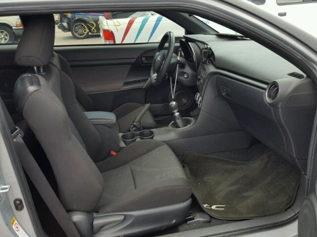 JTKJF5C78D3046617 - 2013 TOYOTA SCION TC GRAY photo 5