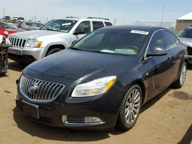 W04GT5GC0B1001546 - 2011 BUICK REGAL CXL BLACK photo 2