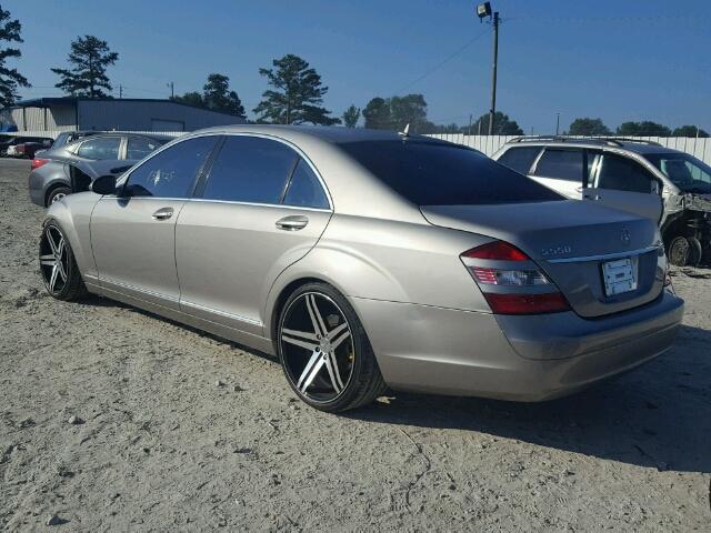 WDDNG71X67A106520 - 2007 MERCEDES-BENZ S 550 GRAY photo 3