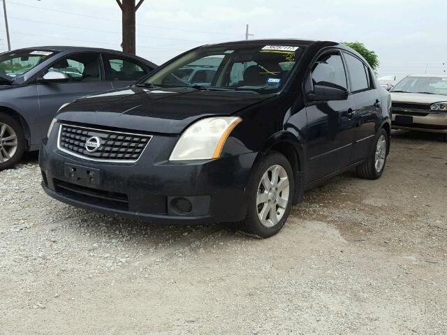 3N1AB61E27L683556 - 2007 NISSAN SENTRA BLACK photo 2