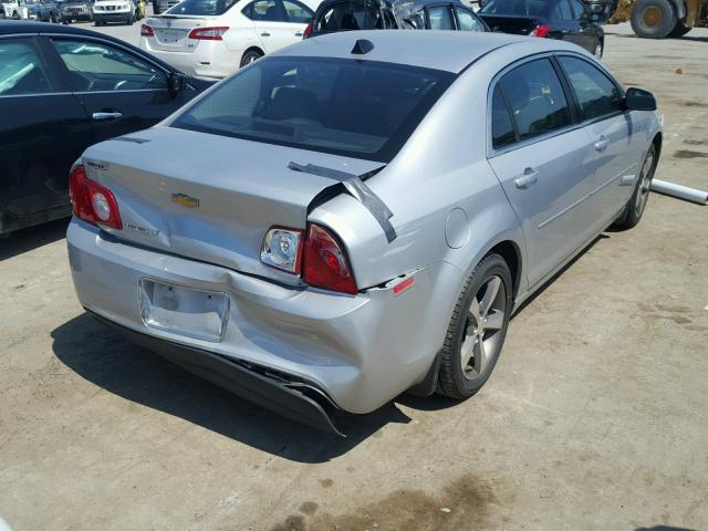 1G1ZC5E03CF151610 - 2012 CHEVROLET MALIBU 1LT ვერცხლისფერი ფოტო 4