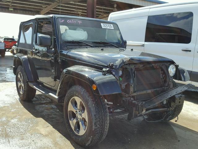 1C4AJWBG2HL731392 - 2017 JEEP WRANGLER S BLACK photo 1