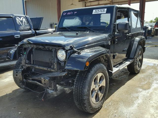 1C4AJWBG2HL731392 - 2017 JEEP WRANGLER S BLACK photo 2