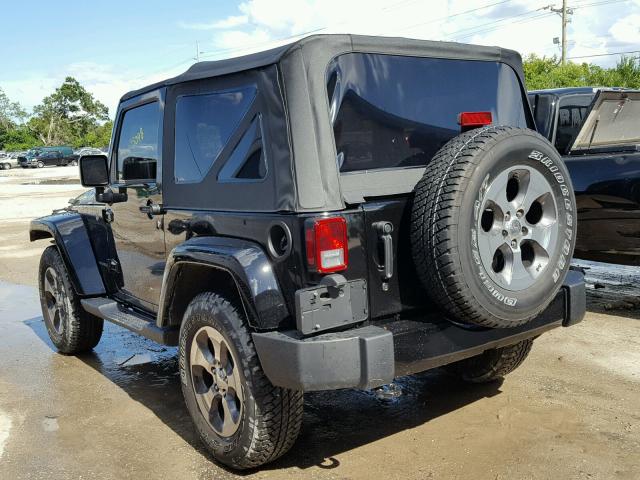 1C4AJWBG2HL731392 - 2017 JEEP WRANGLER S BLACK photo 3