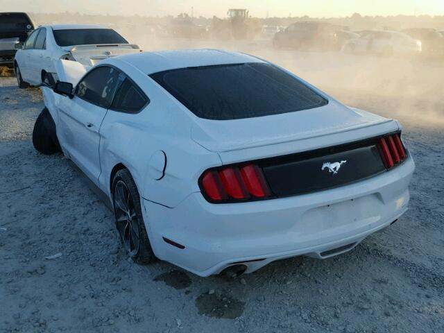 1FA6P8TH9F5349813 - 2015 FORD MUSTANG WHITE photo 3