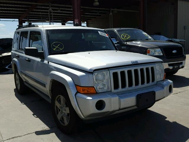 1J8HG48N66C244709 - 2006 JEEP COMMANDER SILVER photo 1