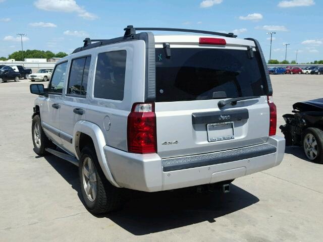 1J8HG48N66C244709 - 2006 JEEP COMMANDER SILVER photo 3
