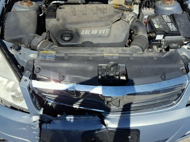 1G8ZV57777F171063 - 2007 SATURN AURA XR BLUE photo 7