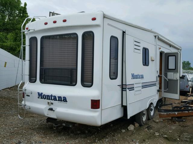 4YDF3282214054491 - 2001 KEYSTONE MONTANA WHITE photo 4
