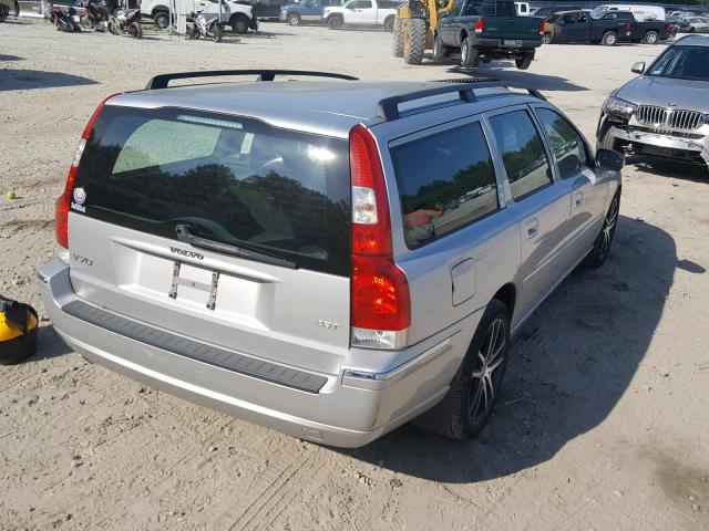 YV1SW592X72625569 - 2007 VOLVO V70 2.5T SILVER photo 4