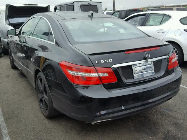 WDDKJ7CB3BF111367 - 2011 MERCEDES-BENZ E 550 BLACK photo 3