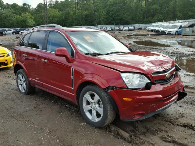 3GNAL3EK3ES546726 - 2014 CHEVROLET CAPTIVA LT RED photo 1