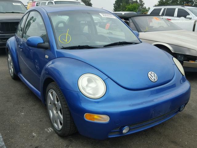 3VWDD21CX2M412823 - 2002 VOLKSWAGEN NEW BEETLE Mavi foto 1