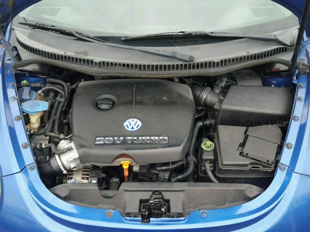 3VWDD21CX2M412823 - 2002 VOLKSWAGEN NEW BEETLE Mavi foto 7