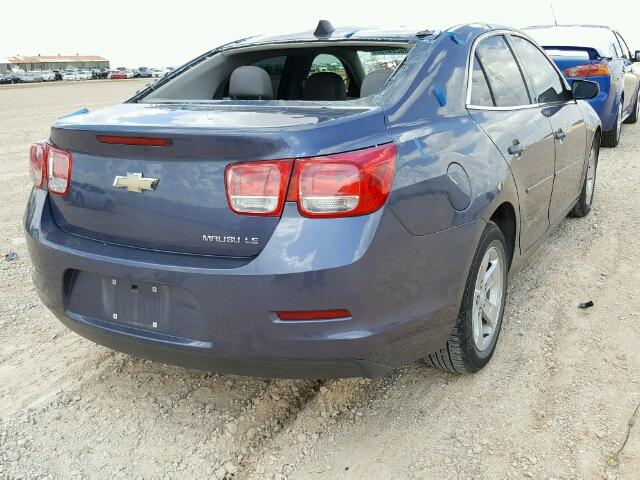 1G11B5SL9EF188291 - 2014 CHEVROLET MALIBU LS BLUE photo 4