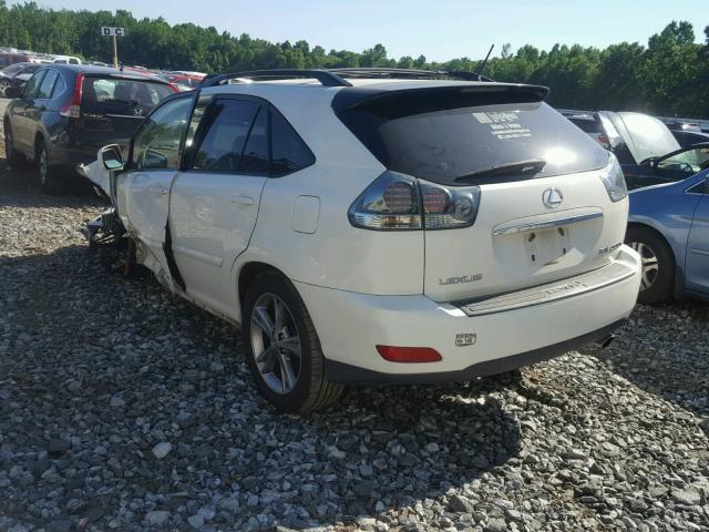 JTJGW31U360002654 - 2006 LEXUS RX 400 WHITE photo 3