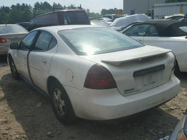 2G2WP522451326918 - 2005 PONTIAC GRAND PRIX WHITE photo 3