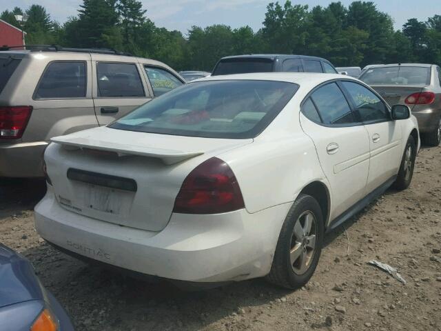 2G2WP522451326918 - 2005 PONTIAC GRAND PRIX WHITE photo 4