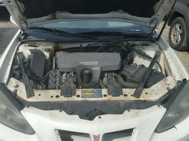 2G2WP522451326918 - 2005 PONTIAC GRAND PRIX WHITE photo 7