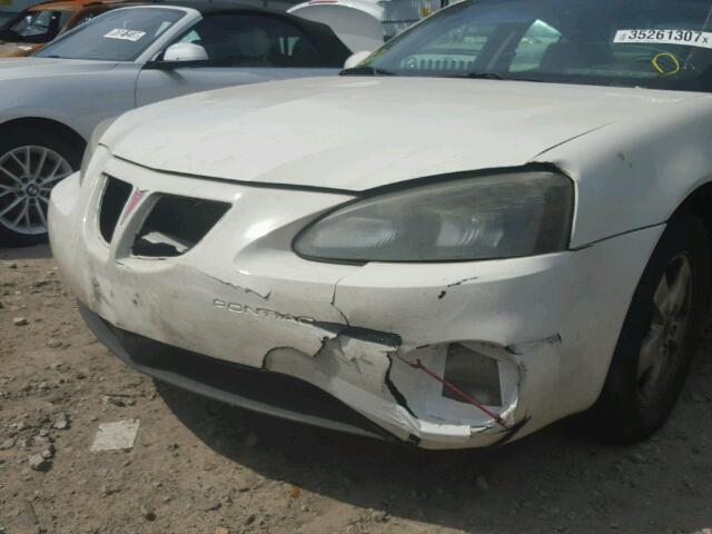 2G2WP522451326918 - 2005 PONTIAC GRAND PRIX WHITE photo 9