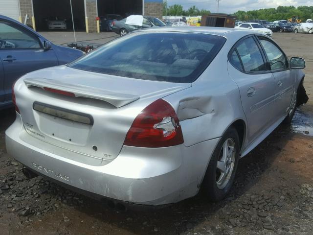 2G2WP522741101066 - 2004 PONTIAC GRAND PRIX SILVER photo 4