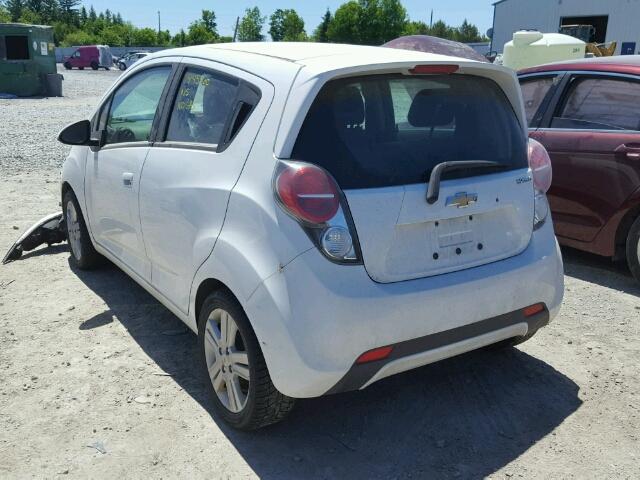 KL8CD6S96FC804903 - 2015 CHEVROLET SPARK 1LT WHITE photo 3