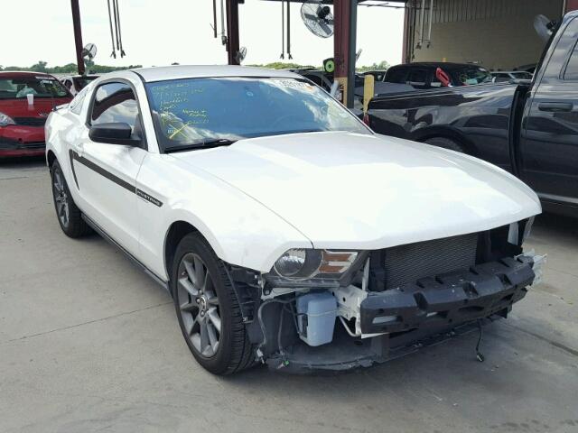 1ZVBP8AM9C5202991 - 2012 FORD MUSTANG WHITE photo 1