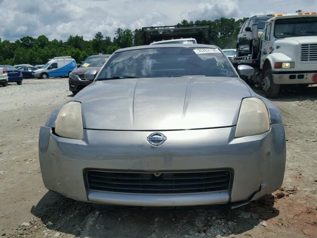 JN1AZ34E94T064255 - 2004 NISSAN 350Z COUPE GRAY photo 9