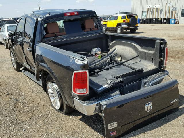 1C6RR7PTXHS821099 - 2017 RAM 1500 LONGH BLACK photo 3