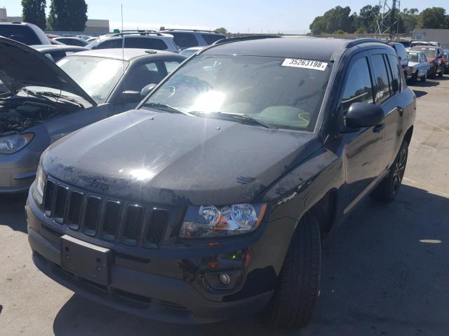 1C4NJDBBXFD427115 - 2015 JEEP COMPASS SP BLACK photo 2