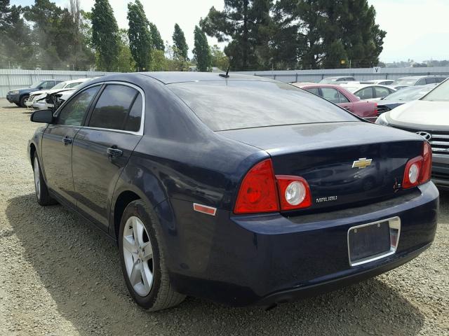 1G1ZG57B79F136474 - 2009 CHEVROLET MALIBU LS Mavi foto 3