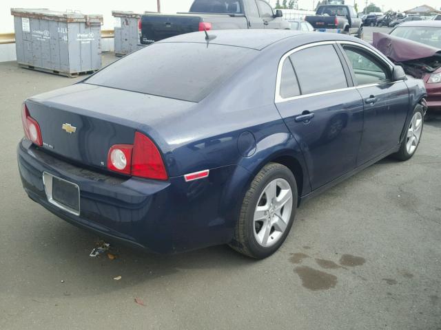 1G1ZG57B79F136474 - 2009 CHEVROLET MALIBU LS Mavi foto 4