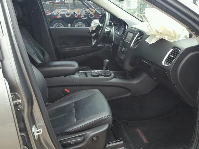 1C4SDHCT6DC520709 - 2013 DODGE DURANGO R/ GRAY photo 5