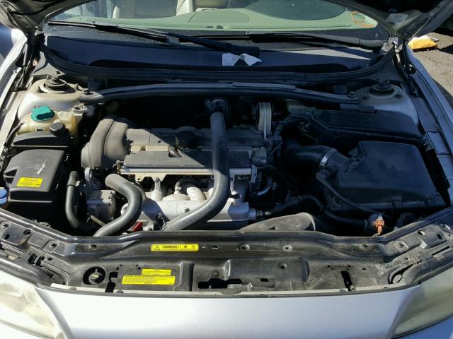 YV1RS592452479337 - 2005 VOLVO S60 2.5T SILVER photo 7