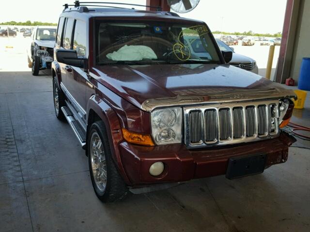 1J8HH58247C547644 - 2007 JEEP COMMANDER MAROON photo 1