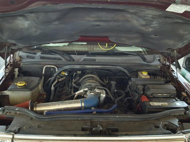 1J8HH58247C547644 - 2007 JEEP COMMANDER MAROON photo 7