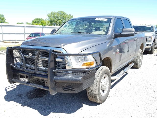 3D7TT2CT7AG190310 - 2010 DODGE RAM 2500 GRAY photo 2