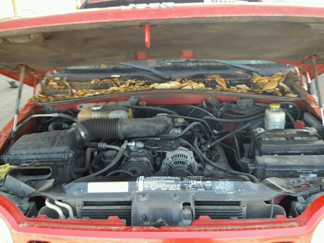 1J4GK48K35W517197 - 2005 JEEP LIBERTY SP RED photo 7