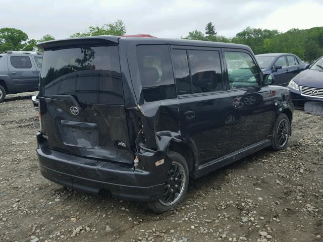 JTLKT334364050610 - 2006 TOYOTA SCION XB შავი ფოტო 4