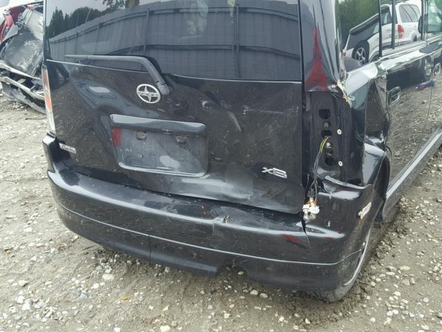 JTLKT334364050610 - 2006 TOYOTA SCION XB შავი ფოტო 9