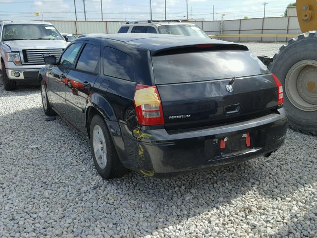 2D4FV47T96H478976 - 2006 DODGE MAGNUM SE BLACK photo 3