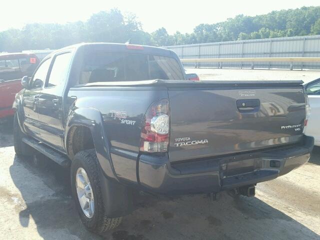 3TMJU4GN3CM132270 - 2012 TOYOTA TACOMA PRE CHARCOAL photo 3