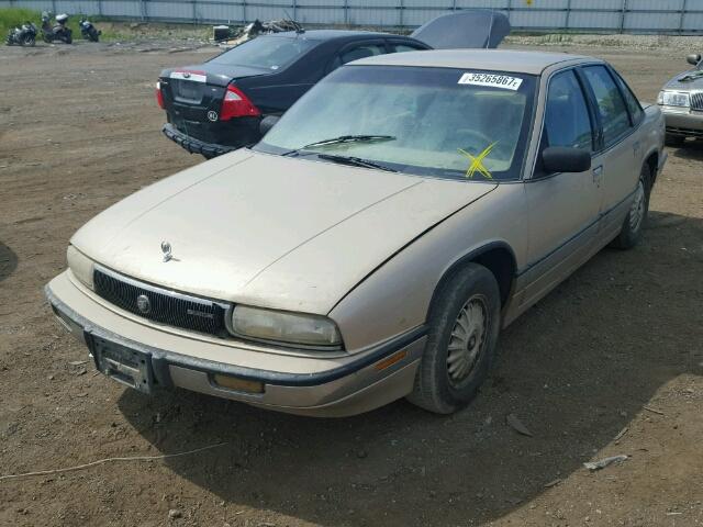 2G4WD54T1N1416775 - 1992 BUICK REGAL LIMI BEIGE photo 2