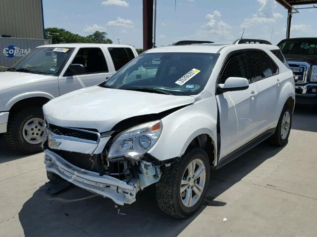 2GNALPEC6B1290329 - 2011 CHEVROLET EQUINOX LT WHITE photo 2