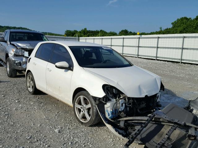 WVWDB7AJ3CW196979 - 2012 VOLKSWAGEN GOLF WHITE photo 1