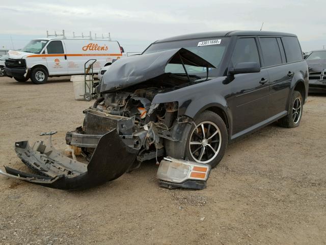 2FMGK5BC6BBD07604 - 2011 FORD FLEX SE BLACK photo 2