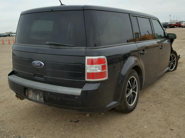 2FMGK5BC6BBD07604 - 2011 FORD FLEX SE BLACK photo 4