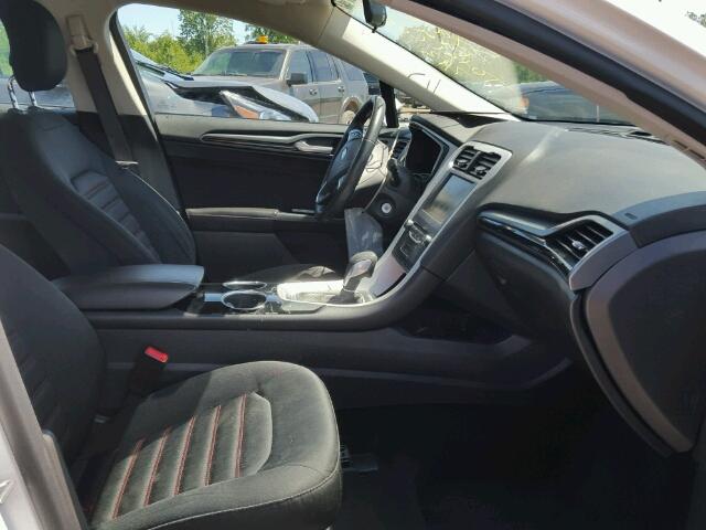 1FA6P0H71E5354262 - 2014 FORD FUSION WHITE photo 5