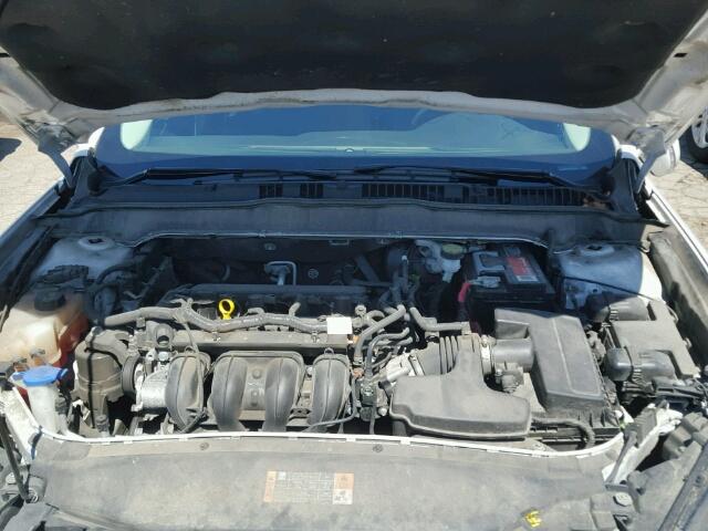 1FA6P0H71E5354262 - 2014 FORD FUSION WHITE photo 7