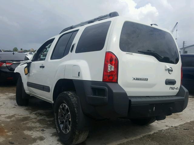 5N1AN0NWXFN659651 - 2015 NISSAN XTERRA X WHITE photo 3